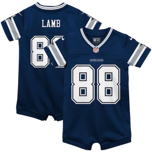 CeeDee Lamb Dallas Cowboys Nike Infant Game Jersey Romper - Navy