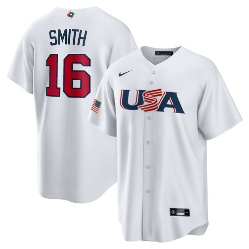 Will Smith USA Baseball Nike 2023 World Baseball Classic Replica Player Jersey - White