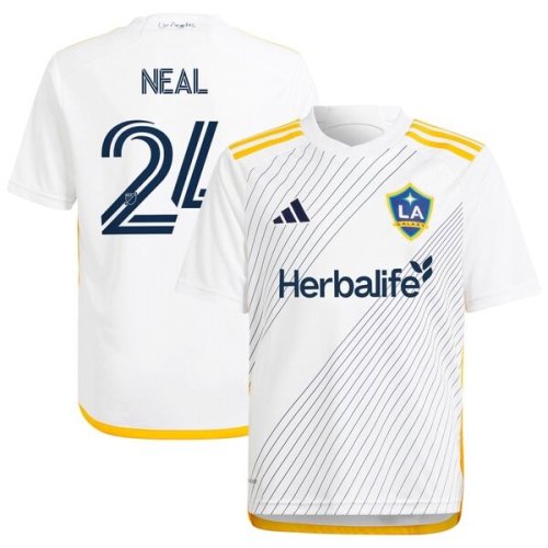 Jalen Neal LA Galaxy adidas Youth 2024 Angeleno Kit Replica Player Jersey - White
