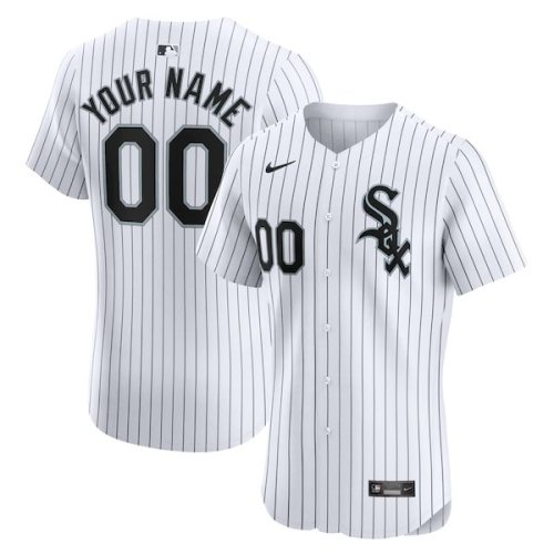 Chicago White Sox Nike Home Elite Custom Jersey - White