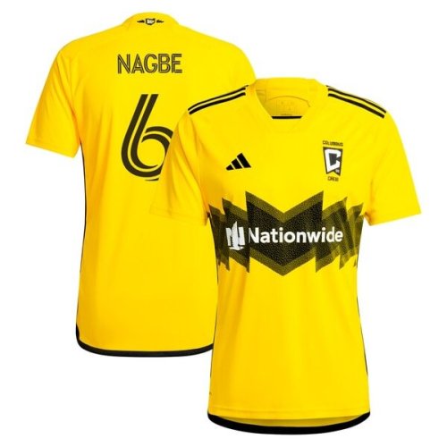 Darlington Nagbe Columbus Crew adidas 2024 The Home Kit Replica Player Jersey - Yellow