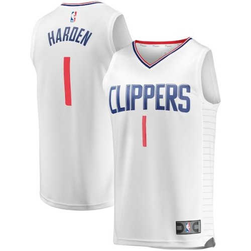 James Harden LA Clippers Fanatics Branded Fast Break Player Jersey - Association Edition - White
