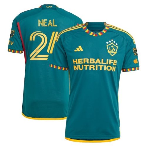 Jalen Neal LA Galaxy adidas 2024 LA Kit Authentic Player Jersey - Green/White