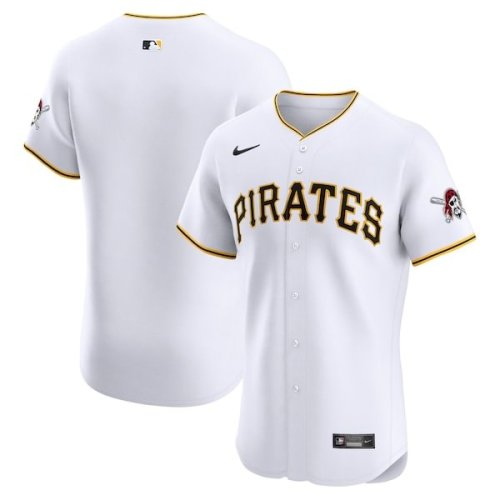 Pittsburgh Pirates Nike Home Elite Jersey - White