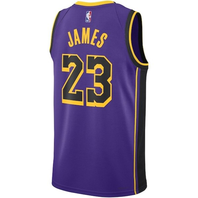 LeBron James Los Angeles Lakers Jordan Brand Unisex Swingman Jersey - Statement Edition - Purple