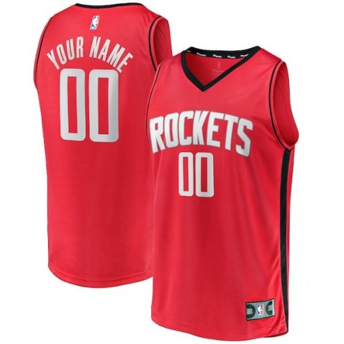 Houston Rockets Fanatics Branded Youth Fast Break Custom Replica Jersey - Icon Edition – Red