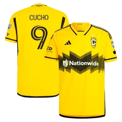Cucho Hernández Columbus Crew adidas 2024 The Home Kit Authentic Player Jersey - Yellow