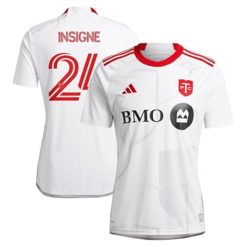 Lorenzo Insigne Toronto FC adidas 2024 GTA Kit Replica Player Jersey – White