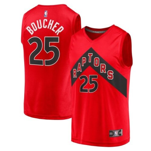 Chris Boucher Toronto Raptors Fanatics Branded Fast Break Replica Jersey - Icon Edition - Red