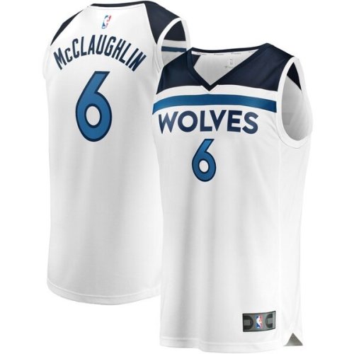 Jordan McLaughlin Minnesota Timberwolves Fanatics Branded Fast Break Player Jersey - Association Edition - White