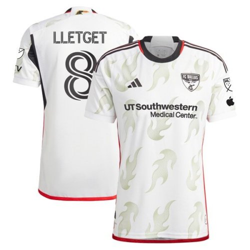 Sebastian Lletget FC Dallas adidas 2024 Burn Baby Burn Authentic Player Jersey – White
