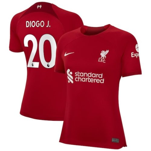 Diogo Jota Liverpool Nike Women's 2022/23 Home Breathe Stadium Replica Player Jersey - Red