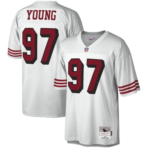 Bryant Young San Francisco 49ers Mitchell & Ness Legacy Replica Jersey - White/Scarlet