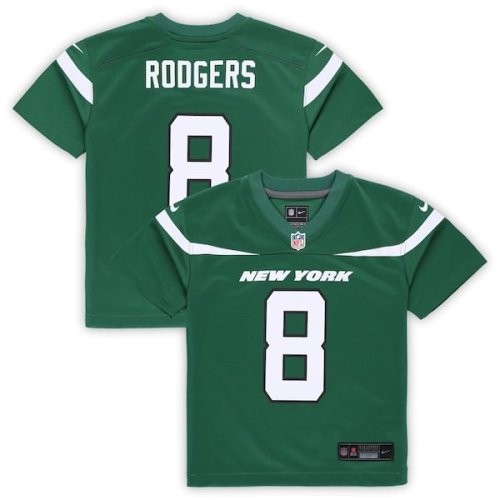 Aaron Rodgers New York Jets Nike Preschool Game Jersey - Gotham Green/White