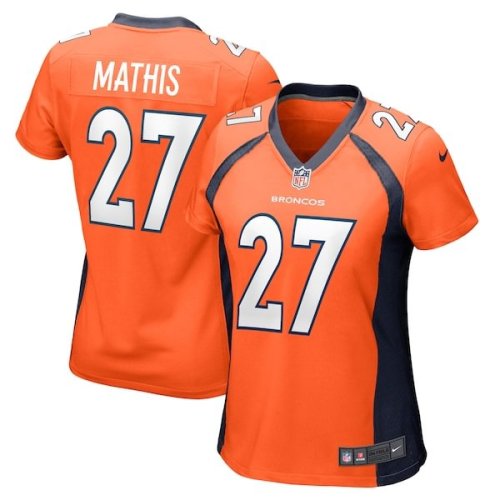 Damarri Mathis Denver Broncos Nike Women's Game Player Jersey - Orange