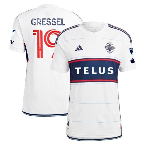 Julian Gressel Vancouver Whitecaps FC adidas 2024 Bloodlines Authentic Player Jersey - White
