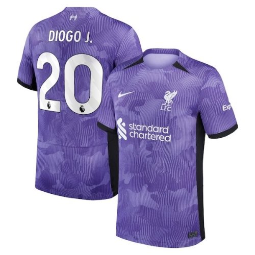 Diogo Jota Liverpool Nike 2023/24 Third Stadium Replica Player Jersey - Purple