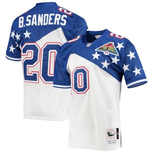 Barry Sanders NFC Mitchell & Ness 1994 Pro Bowl Authentic Jersey - White/Blue