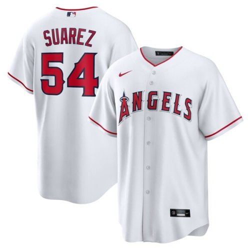 José Suarez Los Angeles Angels Nike Home Replica Player Jersey - White