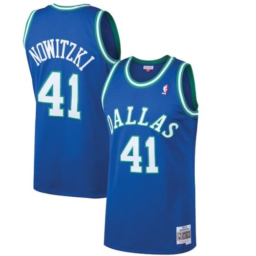 Dirk Nowitzki Dallas Mavericks Mitchell & Ness 1998/99 Hardwood Classics Swingman Jersey - Blue