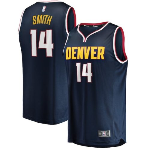 Ish Smith Denver Nuggets Fanatics Branded Fast Break Replica Jersey - Icon Edition - Navy
