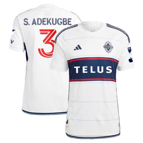 Samuel Adekugbe Vancouver Whitecaps FC adidas 2024 Bloodlines Authentic Player Jersey - White