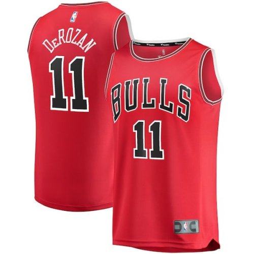 DeMar DeRozan Chicago Bulls Fanatics Branded Fast Break Road Replica Jersey - Icon Edition - Red