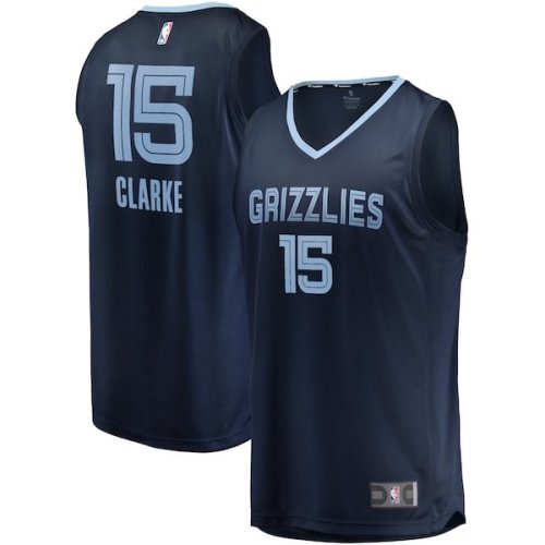 Brandon Clarke Memphis Grizzlies Fanatics Branded Fast Break Replica Jersey Navy - Icon Edition