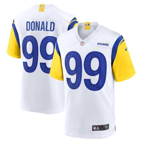 Aaron Donald Los Angeles Rams Nike Alternate Player Game Jersey - White/Cream