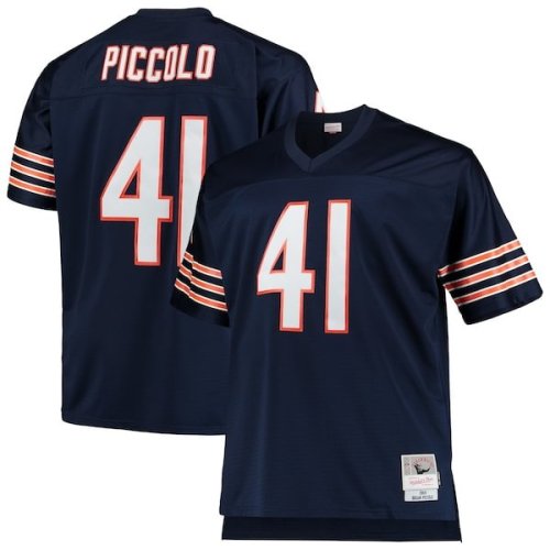 Brian Piccolo Chicago Bears Mitchell & Ness Big & Tall 1969 Retired Player Replica Jersey - Navy
