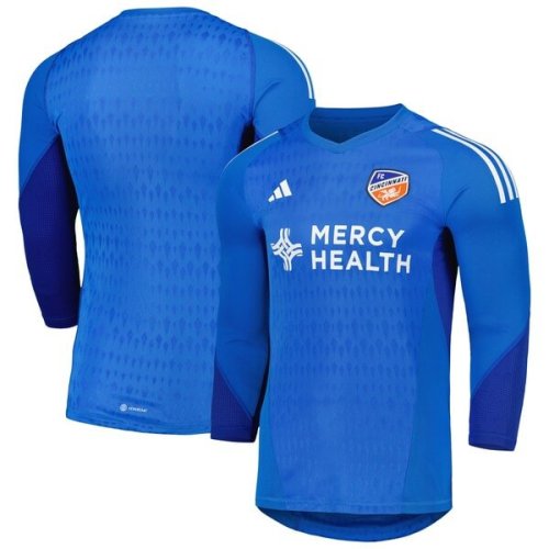 FC Cincinnati adidas 2024 Goalkeeper Long Sleeve Replica Jersey - Blue