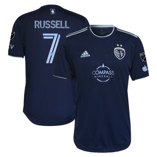 Johnny Russell Sporting Kansas City adidas 2024 State Line 3.0 Authentic Player Jersey - Blue