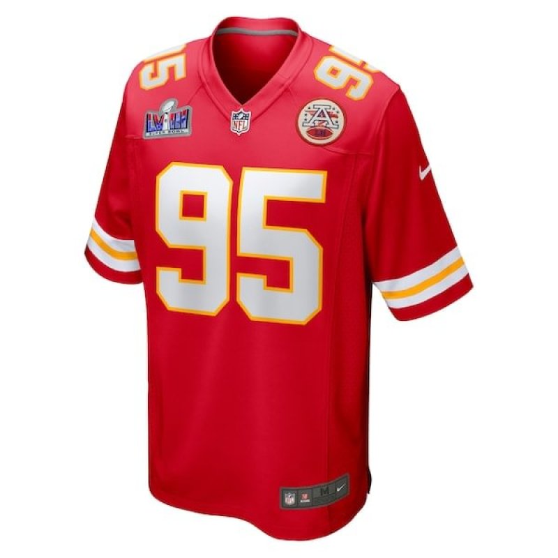 Chris Jones Kansas City Chiefs Nike Super Bowl LVIII Game Jersey - Red