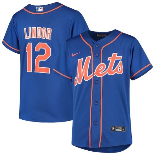 Francisco Lindor New York Mets Nike Youth Alternate Replica Player Jersey - Royal