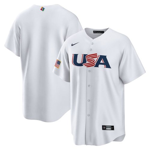 USA Baseball Nike 2023 World Baseball Classic Replica Jersey - White
