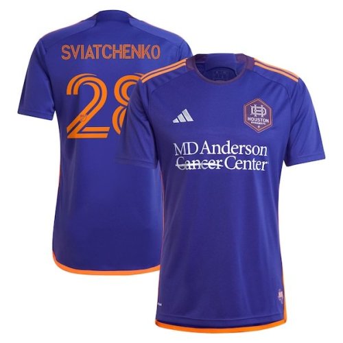 Erik Sviatchenko Houston Dynamo FC adidas 2024 Still Holdin' Replica Player Jersey – Purple