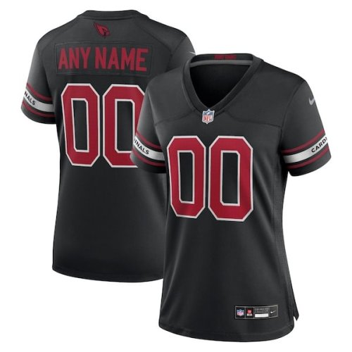 Arizona Cardinals Nike Women's Alternate Custom Game Jersey - Black