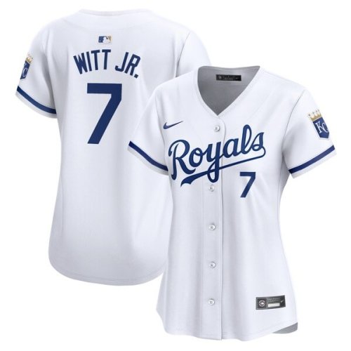 Bobby Witt Jr. Kansas City Royals Nike Women's Home Limited Player Jersey - White