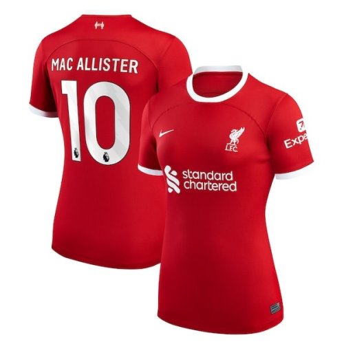 Alexis Mac Allister Liverpool Nike Women's 2023/24 Home Replica Player Jersey - Red/White