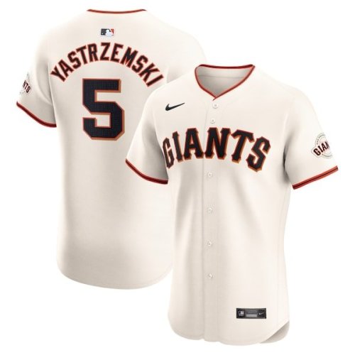 Mike Yastrzemski San Francisco Giants Nike Home Elite Player Jersey - Cream
