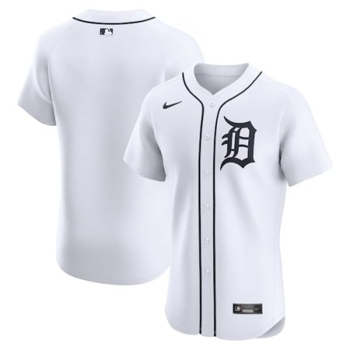 Detroit Tigers Nike Home Elite Jersey - White