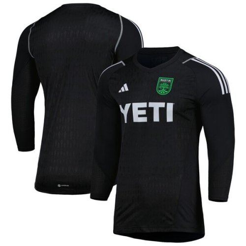 Austin FC adidas 2024 Goalkeeper Long Sleeve Replica Jersey - Black
