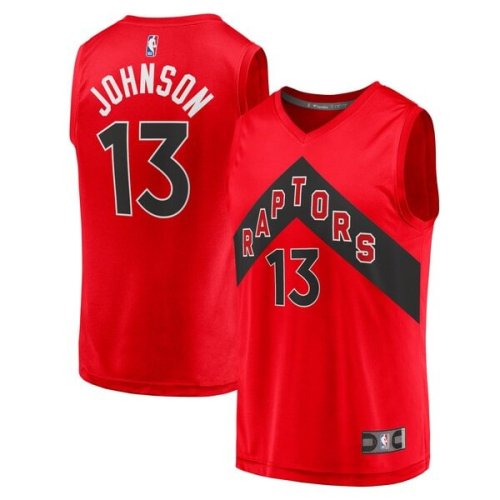David Johnson Toronto Raptors Fanatics Branded Fast Break Replica Jersey - Icon Edition - Red