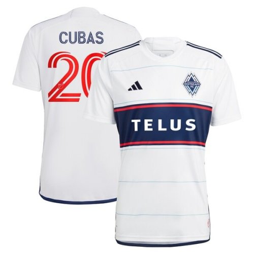 Andrés Cubas Vancouver Whitecaps FC adidas 2024 Bloodlines Replica Player Jersey - White