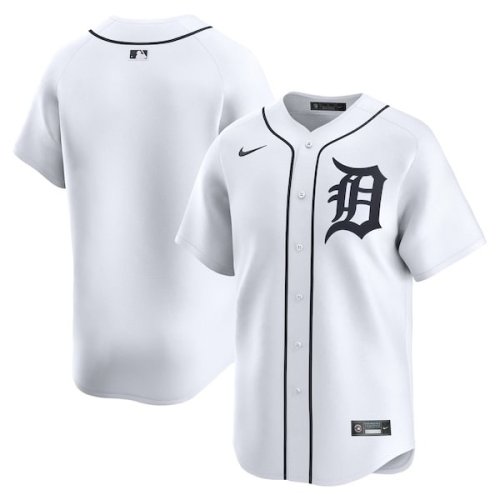 Detroit Tigers Nike Home Limited Jersey - White