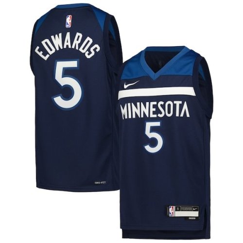 Anthony Edwards Minnesota Timberwolves Nike Youth Swingman Jersey - Icon Edition - Navy