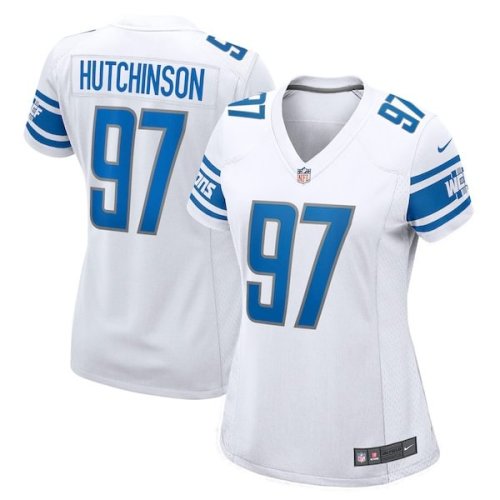 Aidan Hutchinson Detroit Lions Nike Women's Player Jersey - White