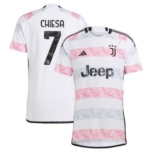 Federico Chiesa Juventus adidas 2023/24 Away Authentic Jersey - White/Black