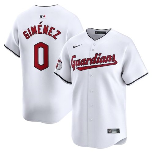 Andres Gimenez Cleveland Guardians Nike Home Limited Player Jersey - White
