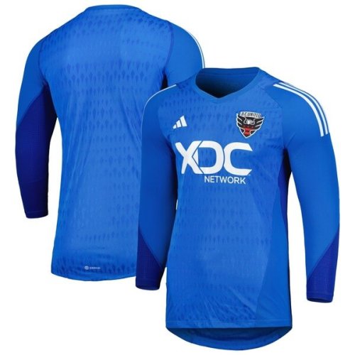 D.C. United adidas 2024 Goalkeeper Long Sleeve Replica Jersey - Blue